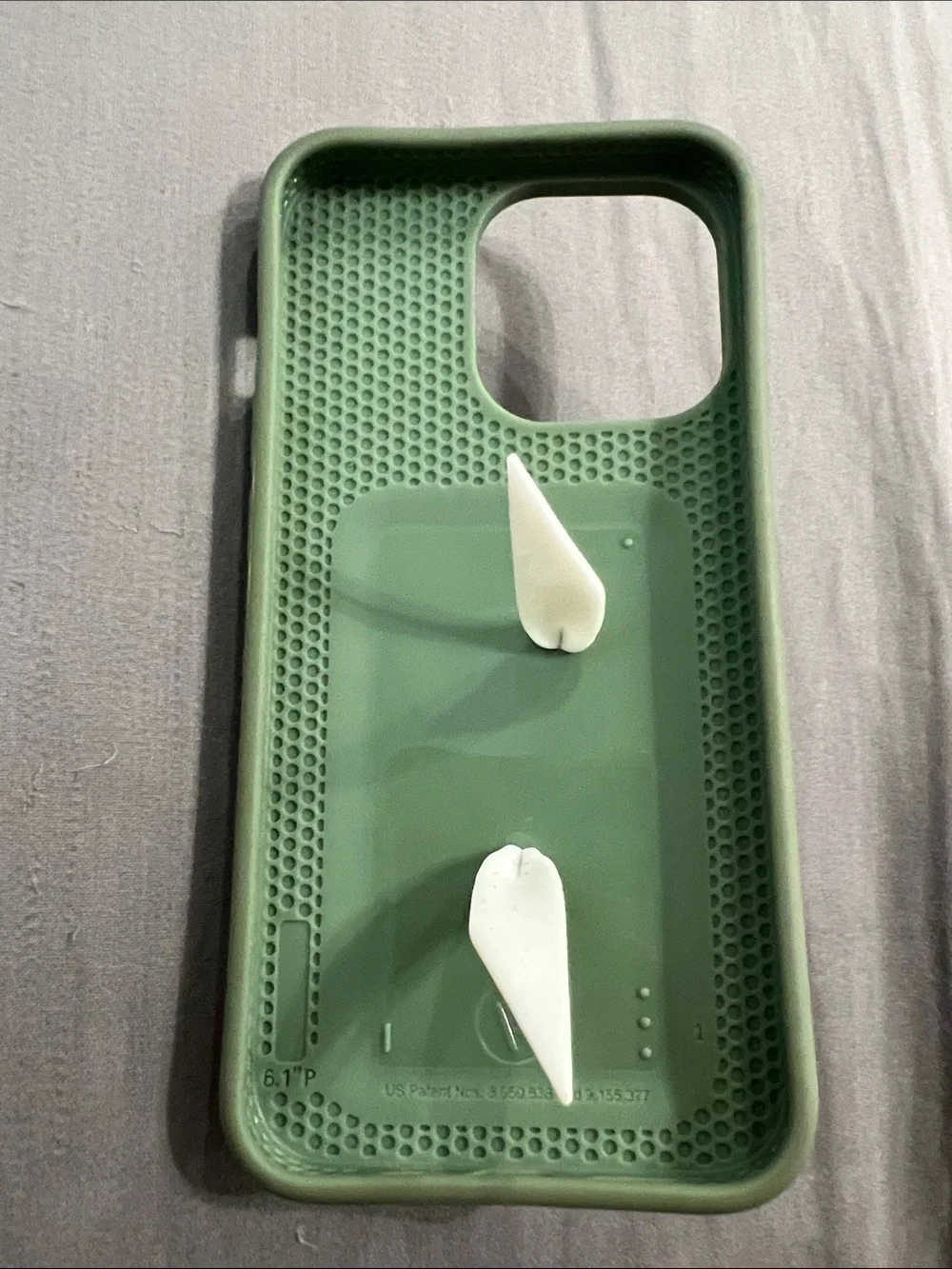 Loopy Case Mint Green Phone Case with White Loop Grip
